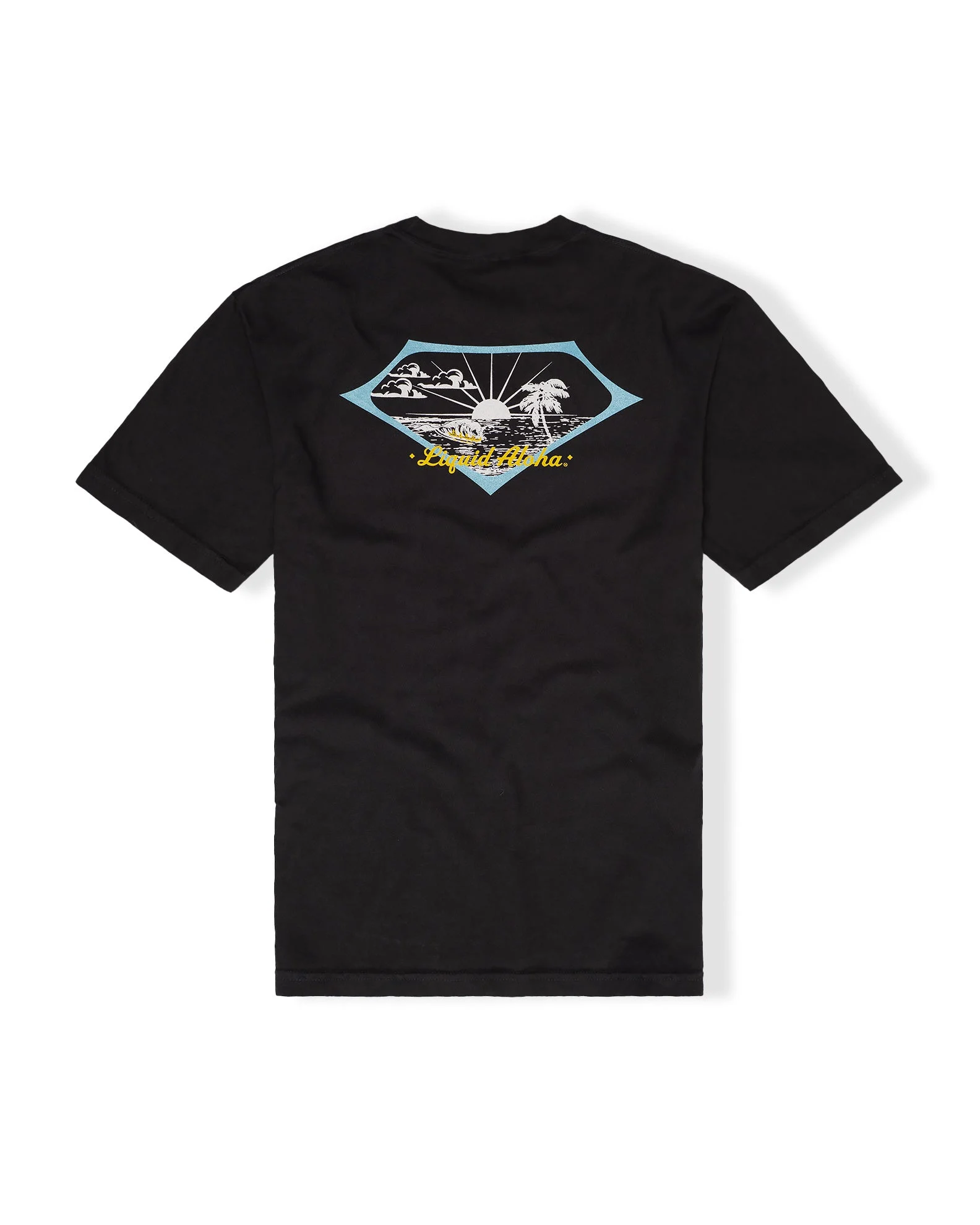 Kona x Jack's Men's "Retro Aloha" S/S Tee - Black