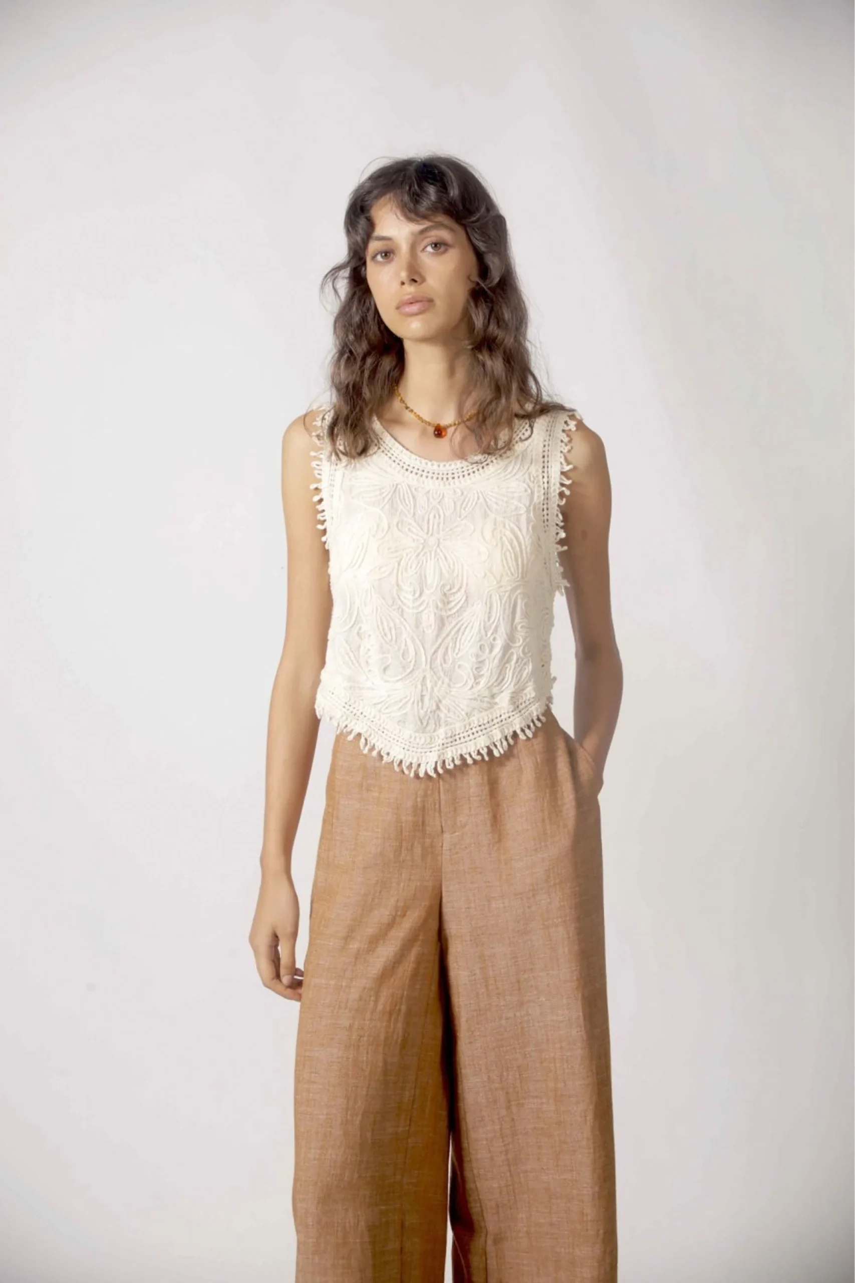 THE KORNER - EMBROIDERED TANK TOP