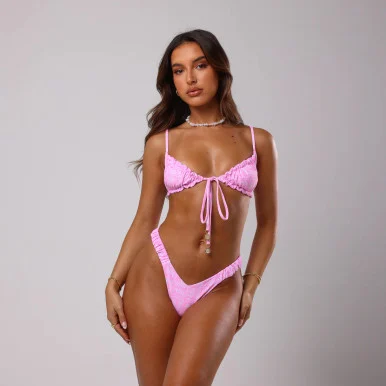 KULANI RUCHED BRALETTE BIKINI TOP (TOP156)