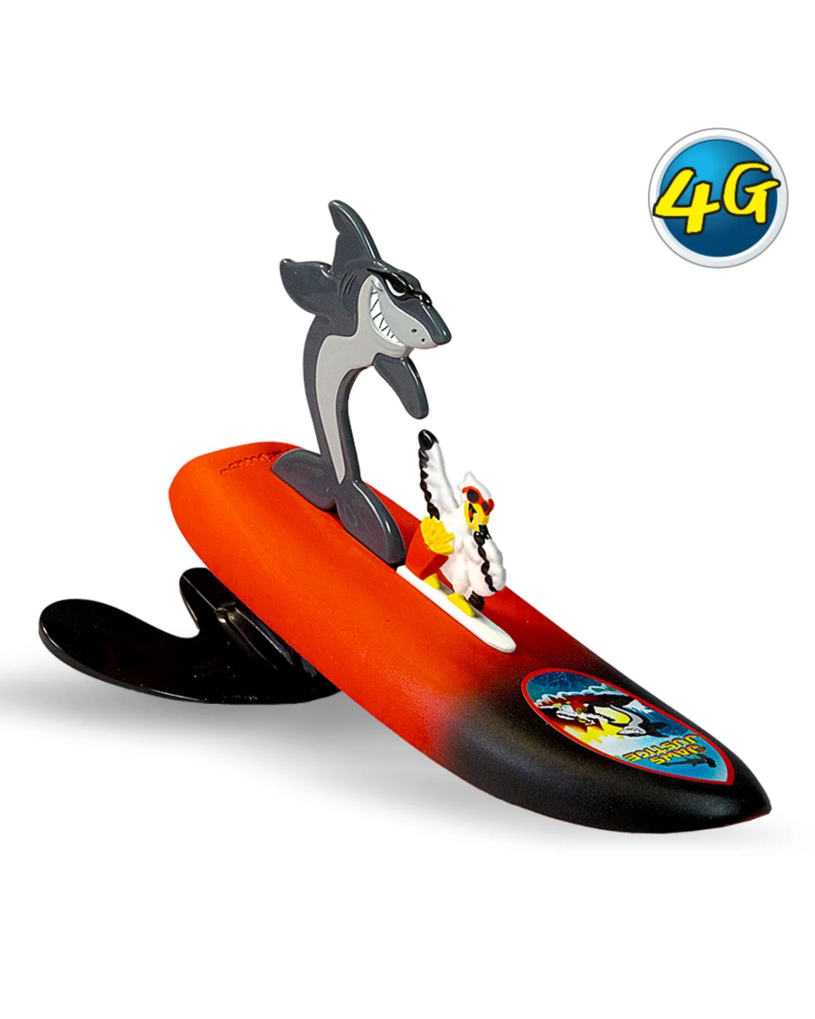 Legends & Surfer Pets Wave Powered Mini-Surfer - Jaws Justice
