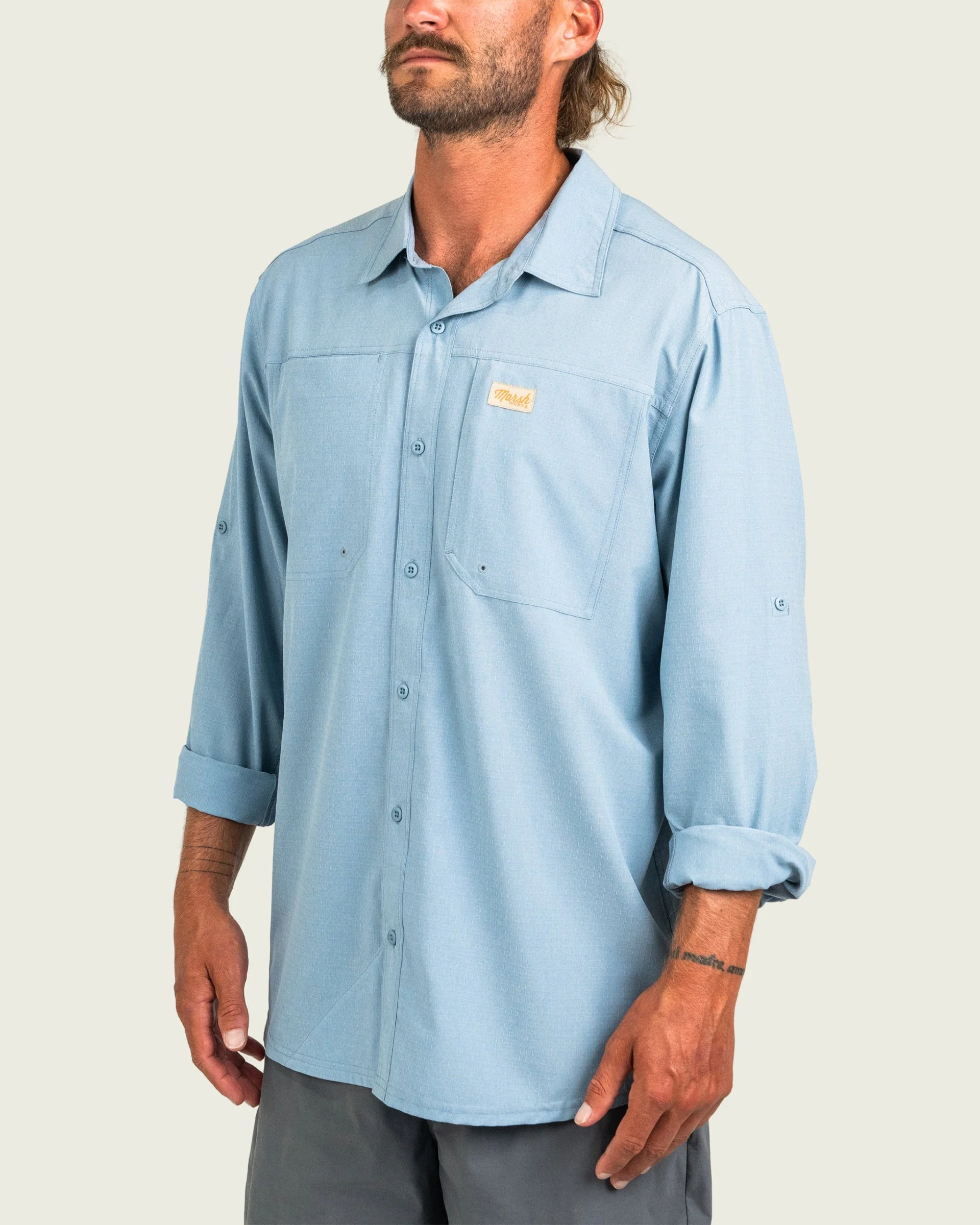 Lenwood Tech L/S Shirt - Tourmaline