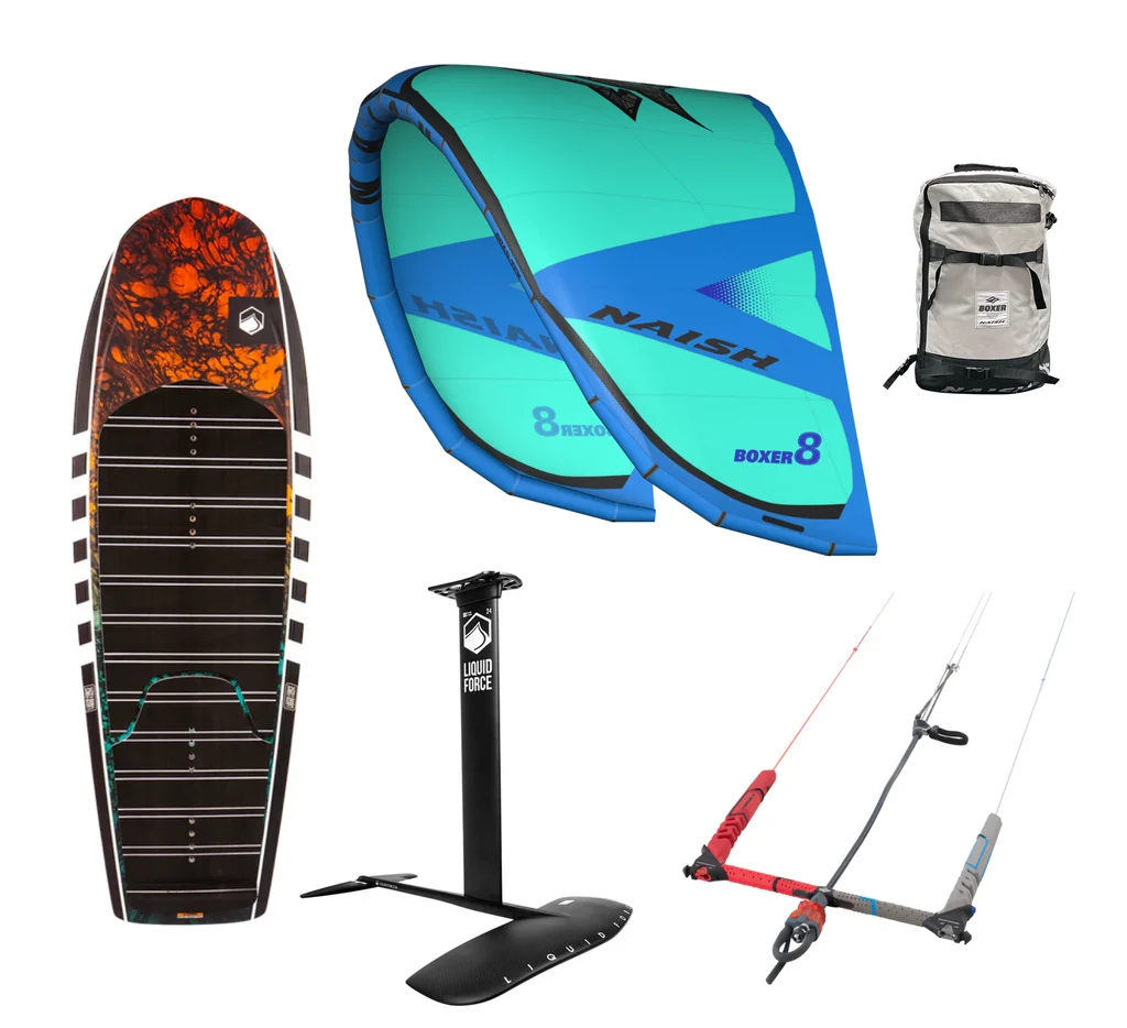 Liquid Force Launch 120 w/ Naish S26 Boxer 12m Kite Foil Package
