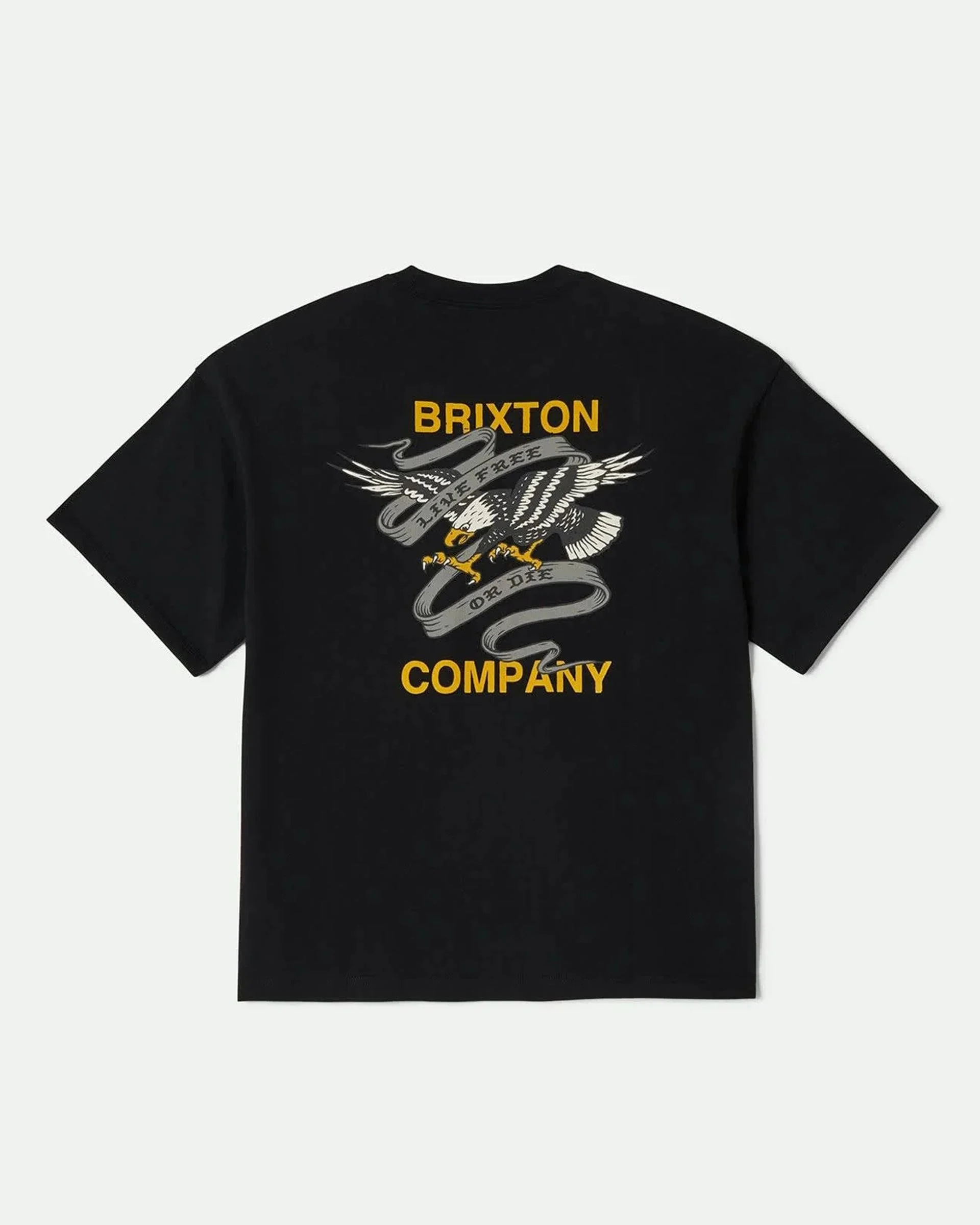 Live Free Heavyweight Relaxed S/S T-Shirt - Black Classic Wash
