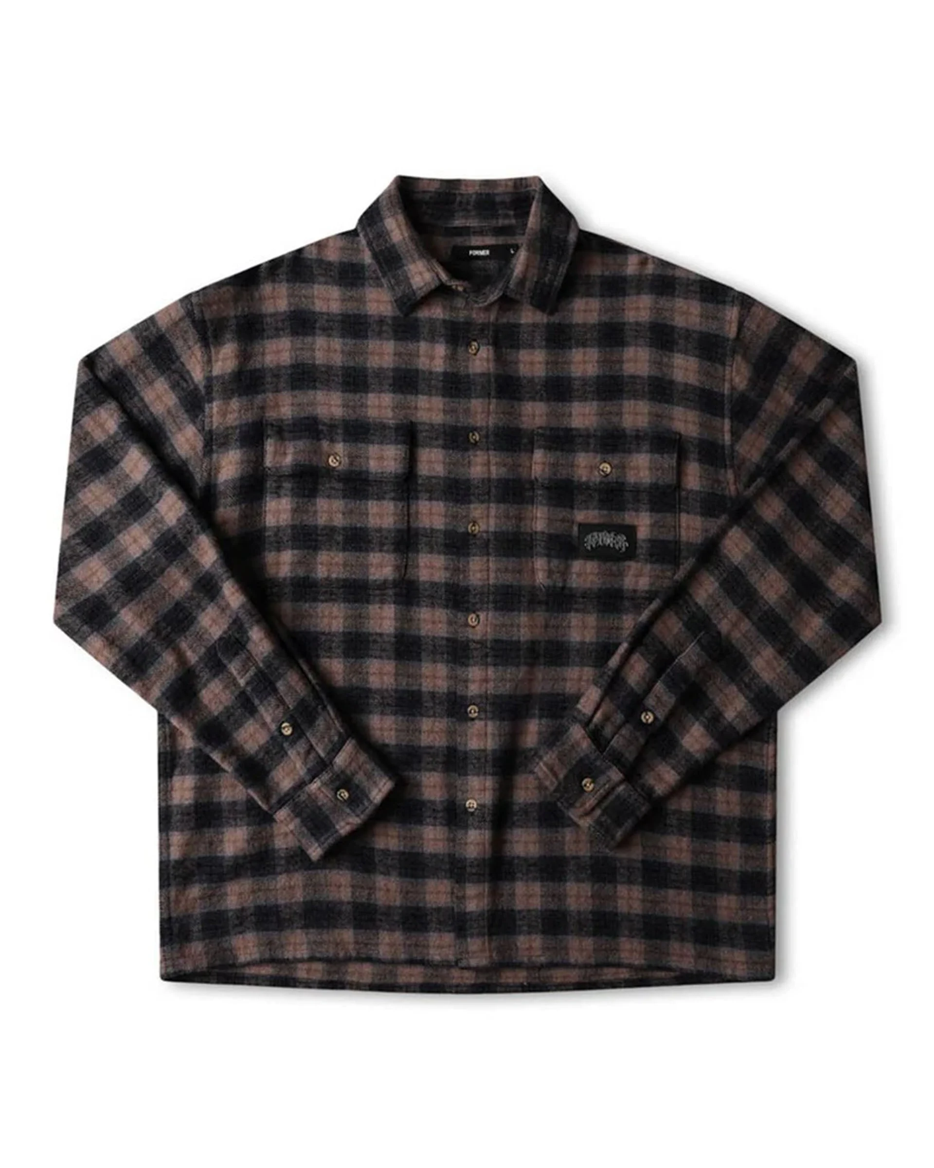 Manners L/S T-Shirt - Taupe