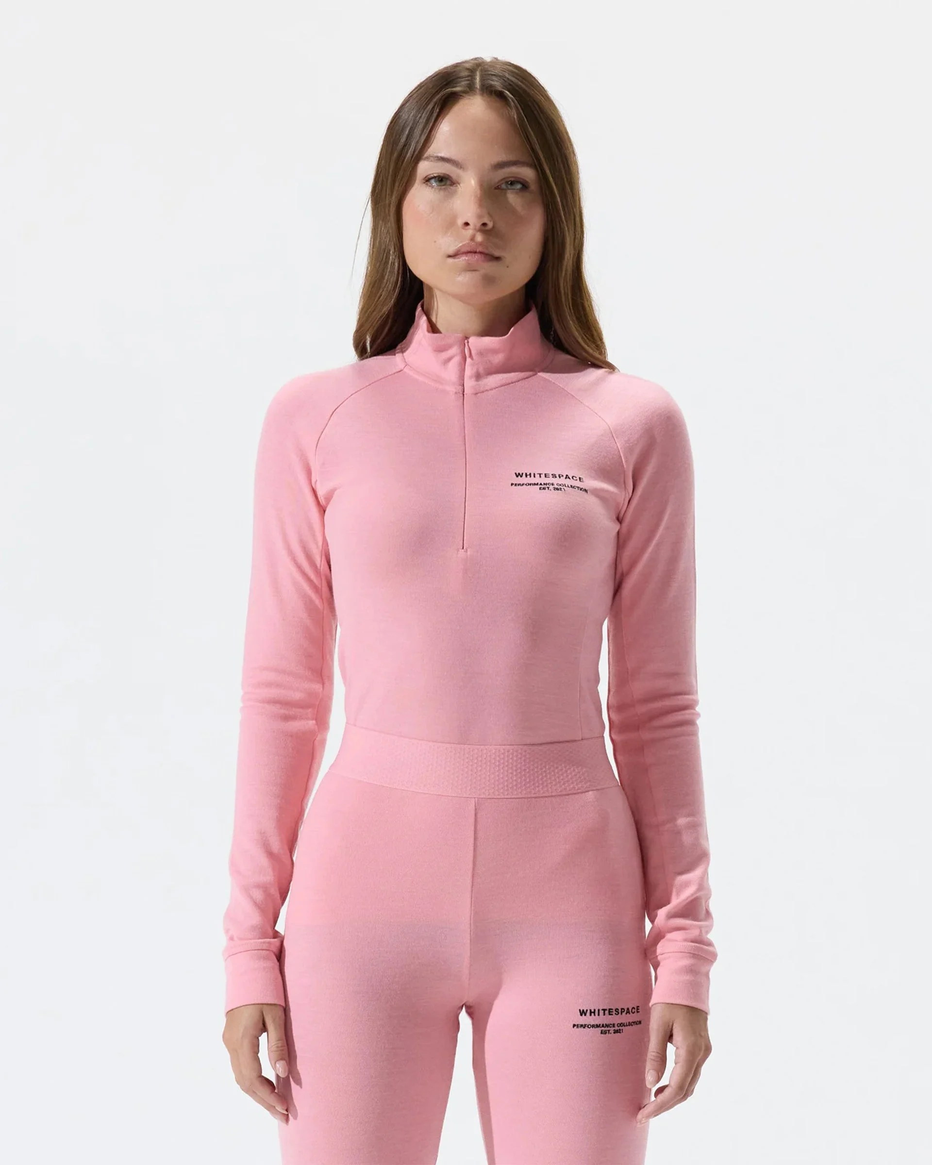 Merino Mockneck - Pink Icing