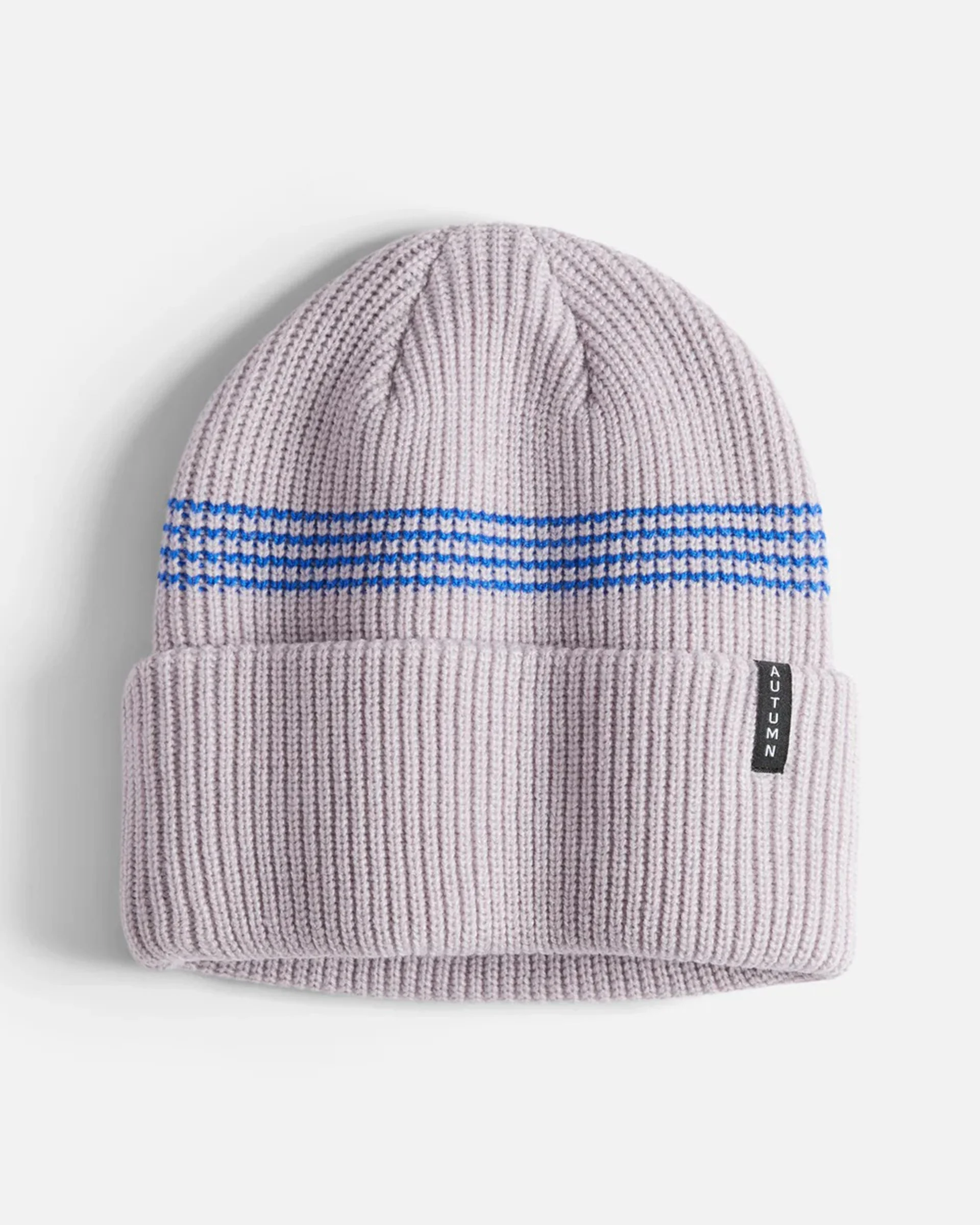 Mini Stripe Beanie - Whisper Pink
