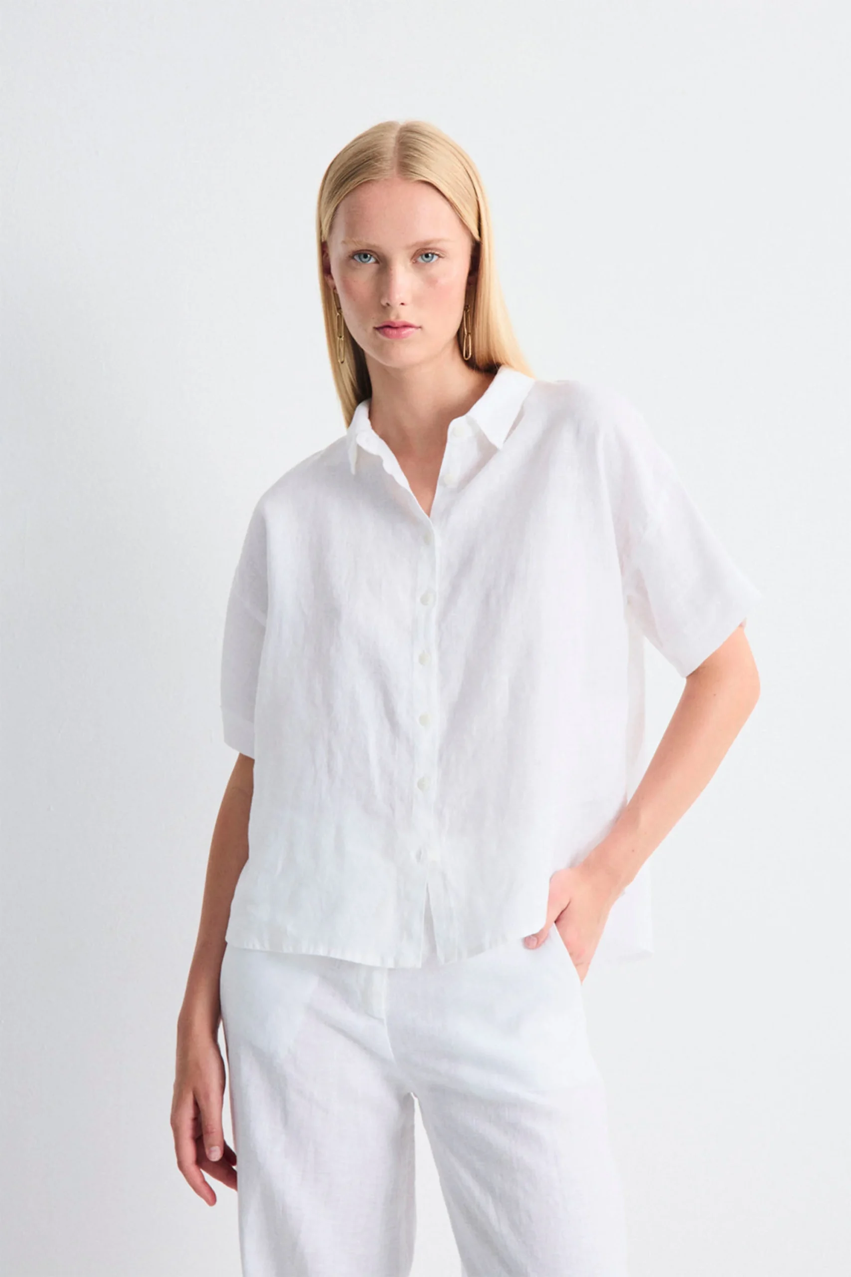 MUS & BOMBON - BOBBY SHIRT - BLANCO
