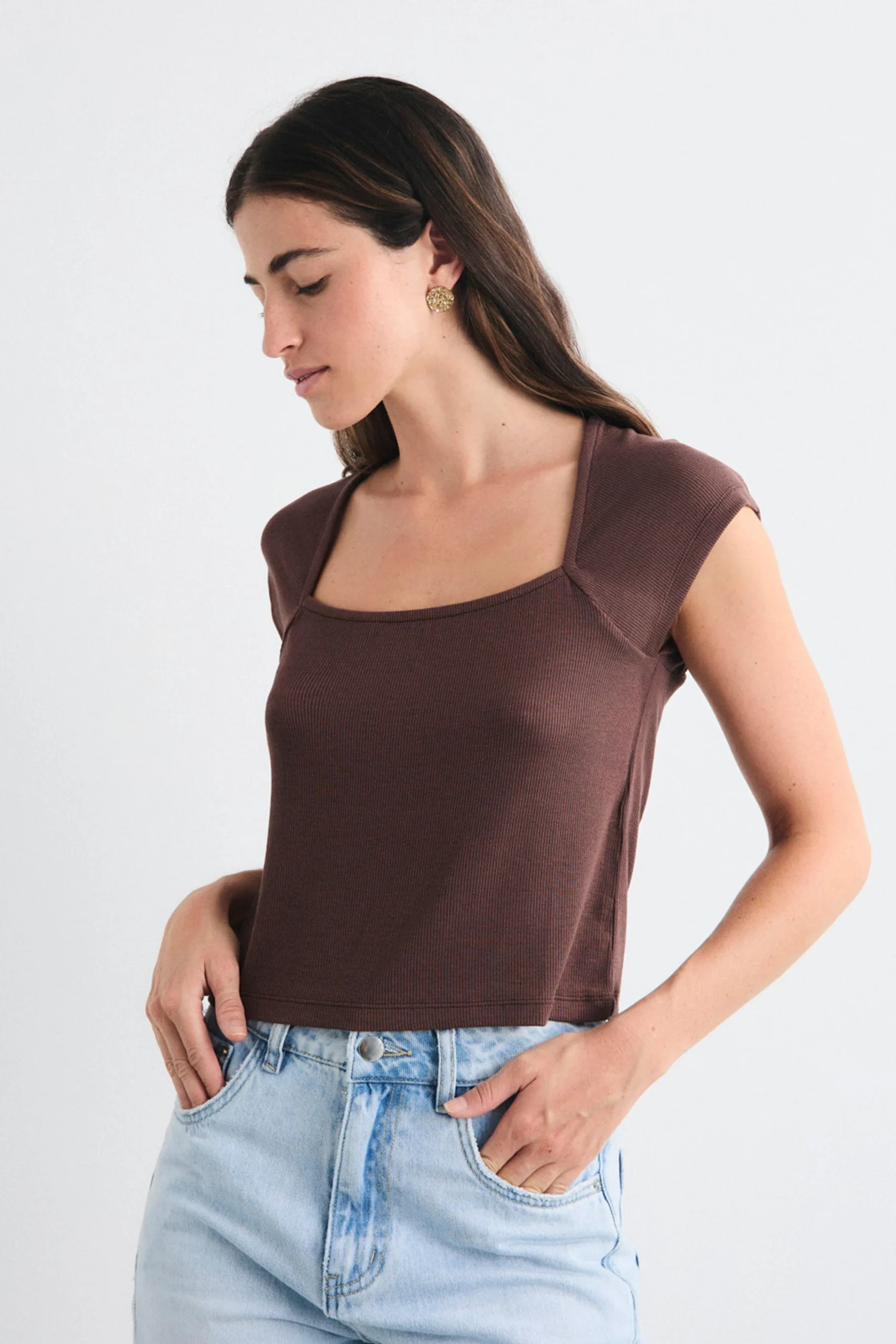 MUS & BOMBON - CENIT T-SHIRT - MARRON