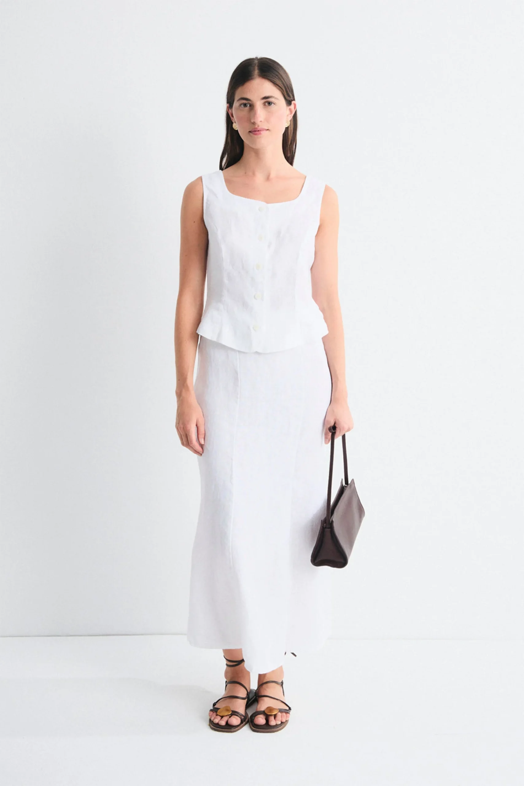 MUS & BOMBON - CYRA SKIRT - BLANCO