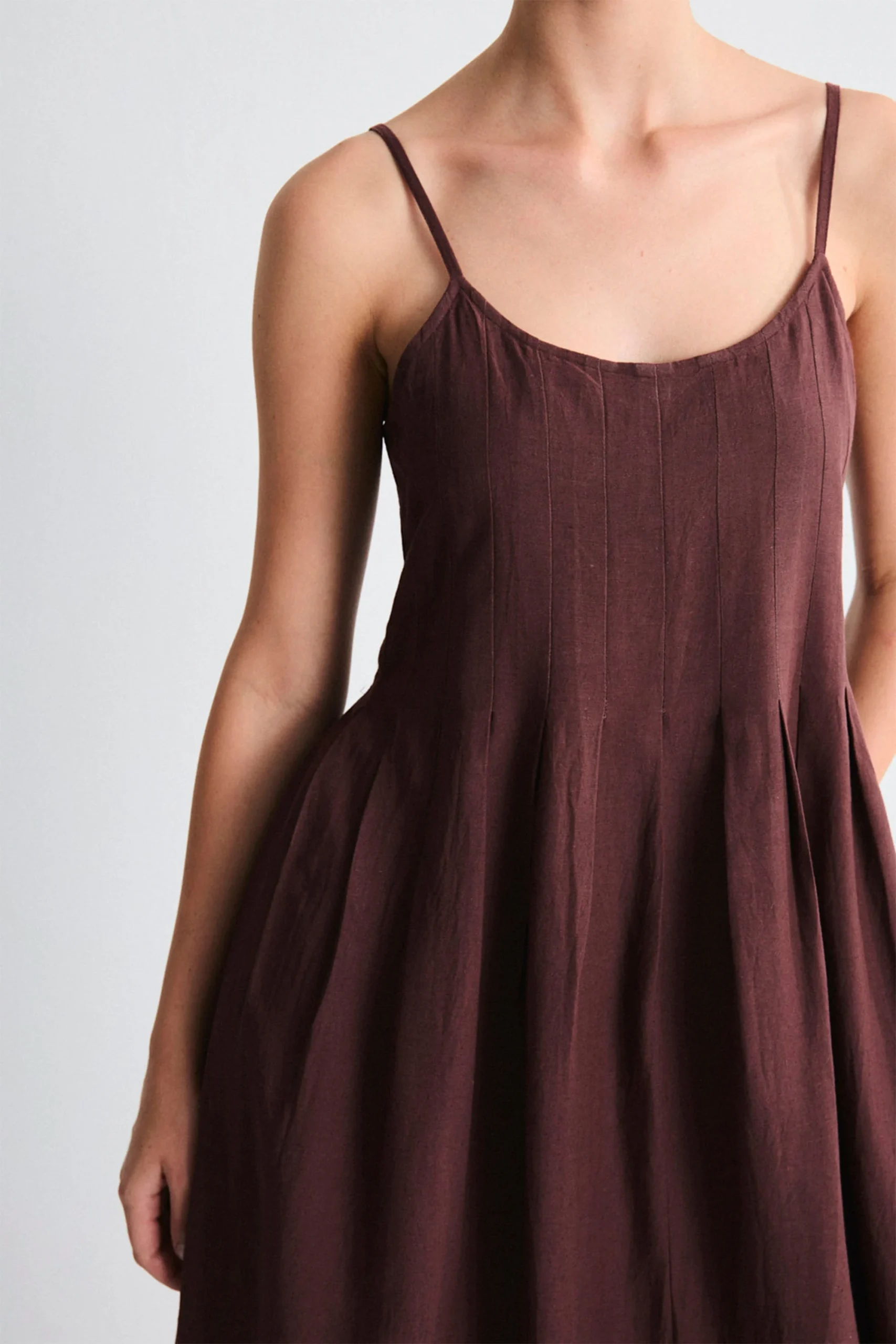 MUS & BOMBON - SOLEIL DRESS - MARRON