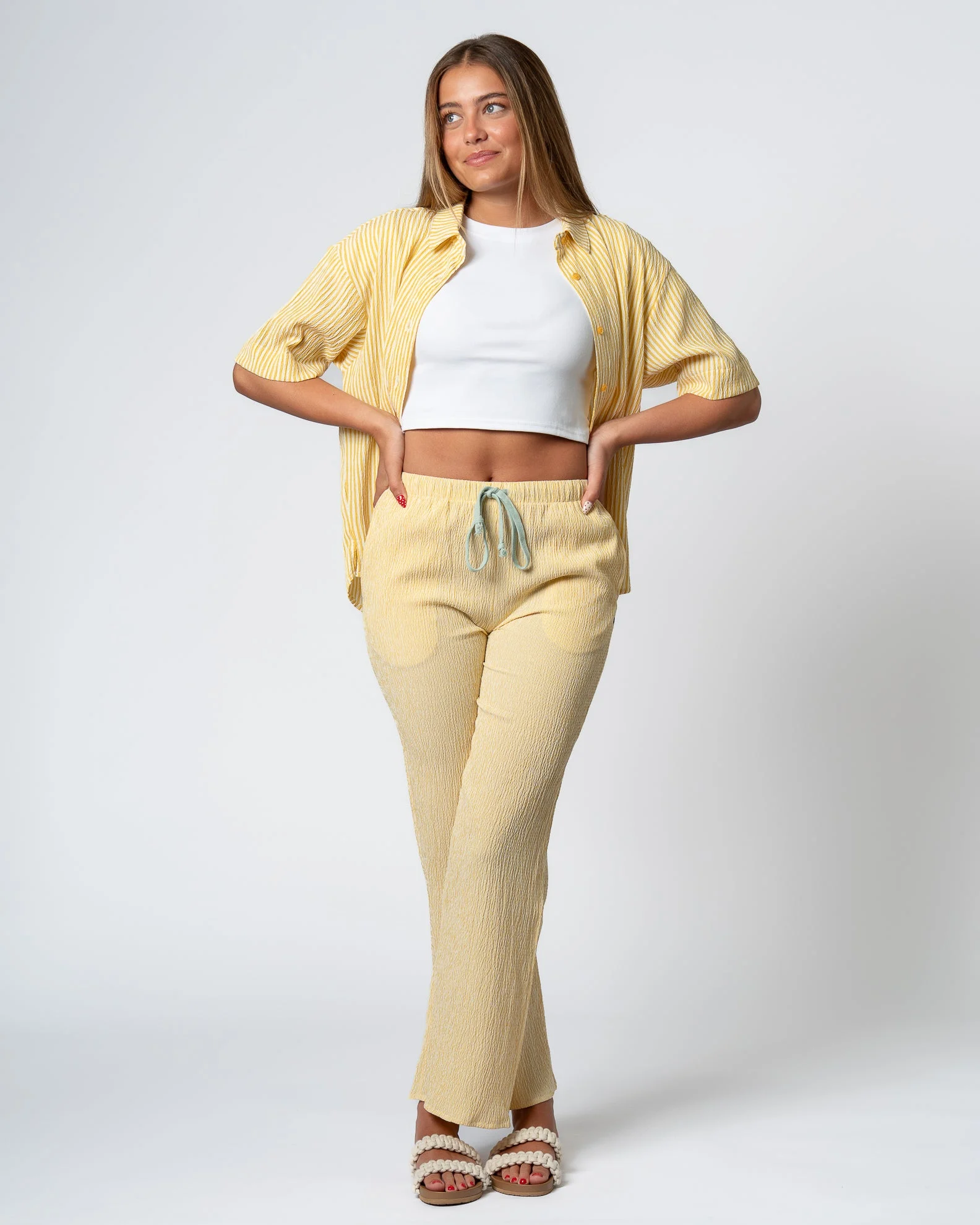 Myrtle Seersucker Pants