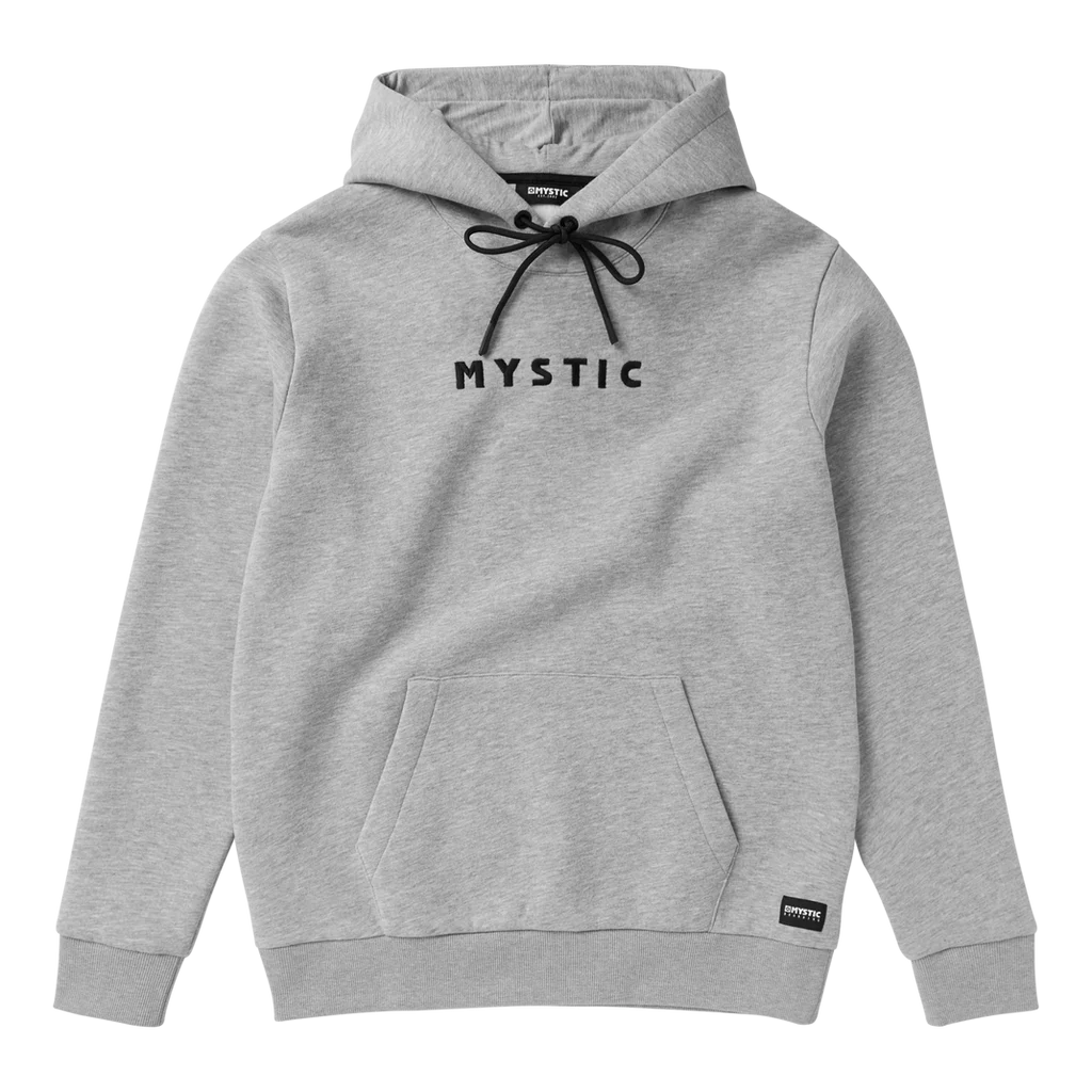 Mystic Icon Hooded Sweatshirt-Light Grey Melee
