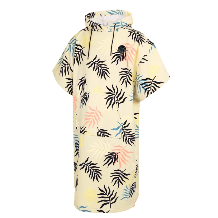 Mystic Poncho Velours AOP Poncho-Pastel Yellow