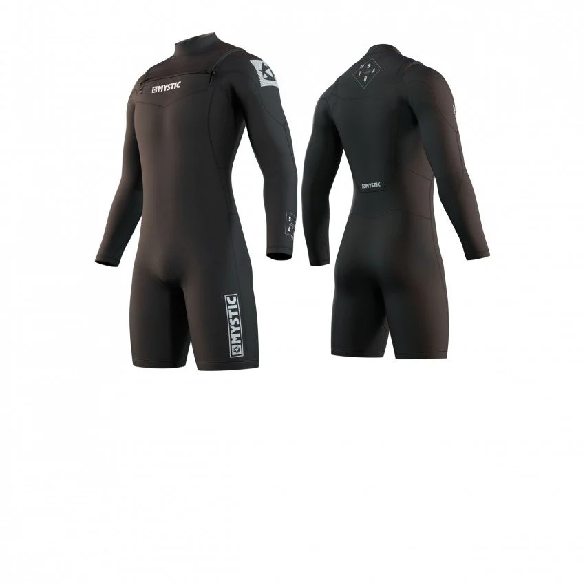 Mystic Star 3/2 L/S Springsuit-Black