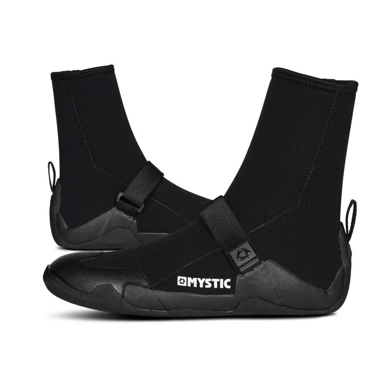 Mystic Star Round Toe 5mm Booties-Black