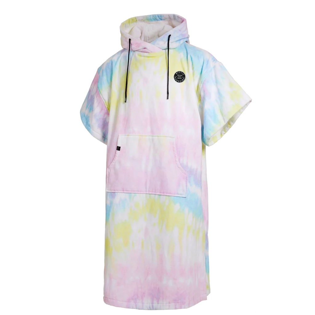 Mystic Velours AOP Poncho-Rainbow