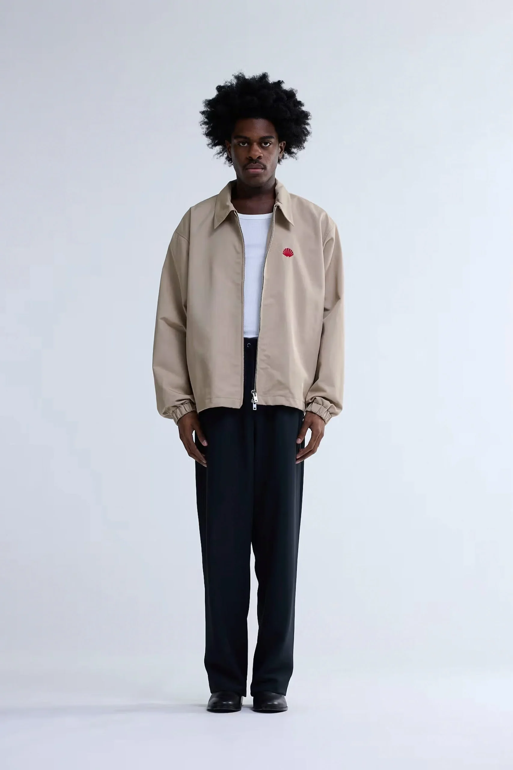 NEW AMSTERDAM SURF ASSOCIATION - COACH JACKET - SAND