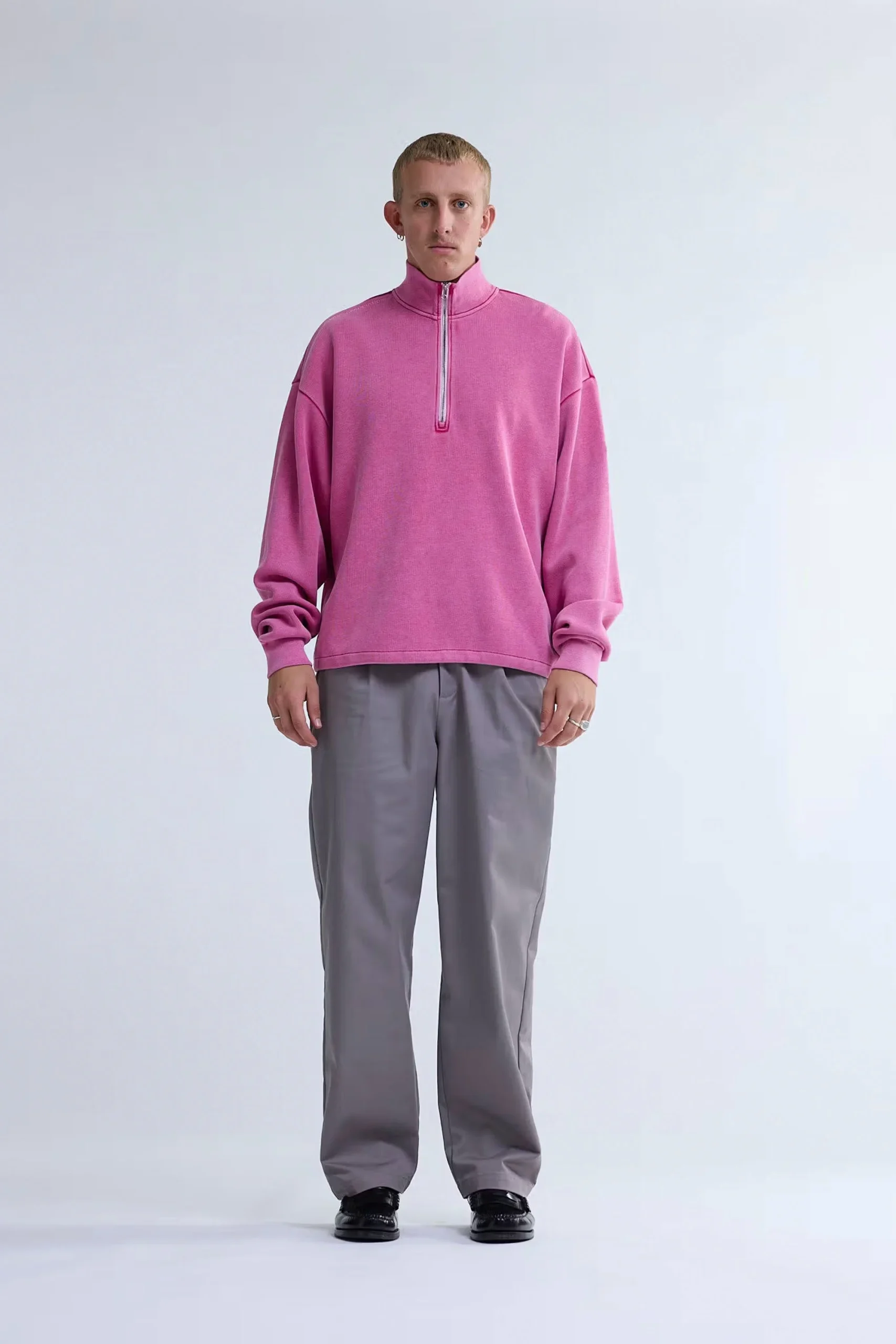 NEW AMSTERDAM SURF ASSOCIATION - PLATE HALF-ZIP SWEAT