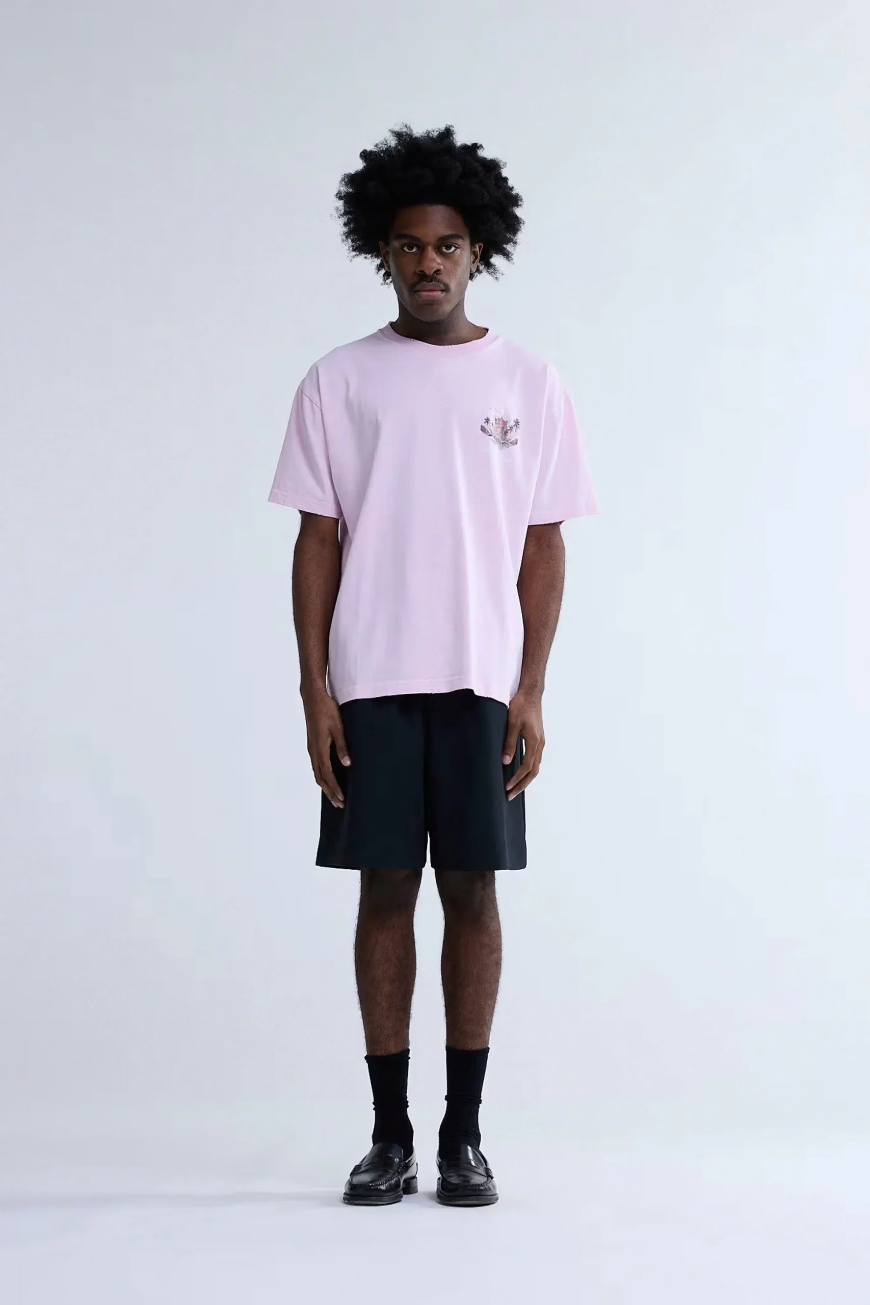 NEW AMSTERDAM SURF ASSOCIATION - TROPICAL TEE - PINK LADY