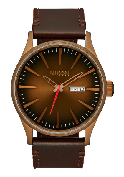 Nixon Watch Sentry Leather