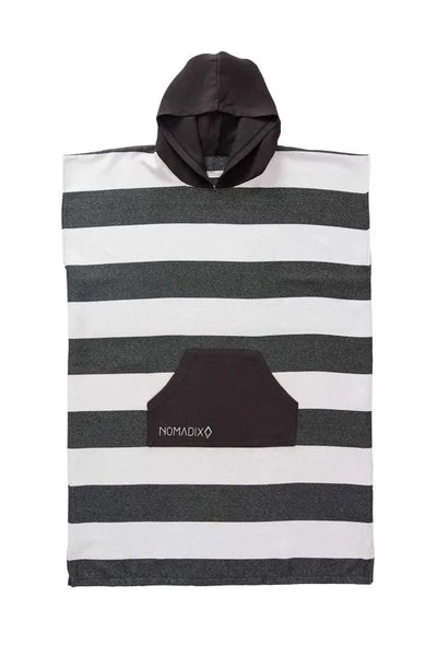 Nomadix Towel Stripes Noll Black Changing Poncho