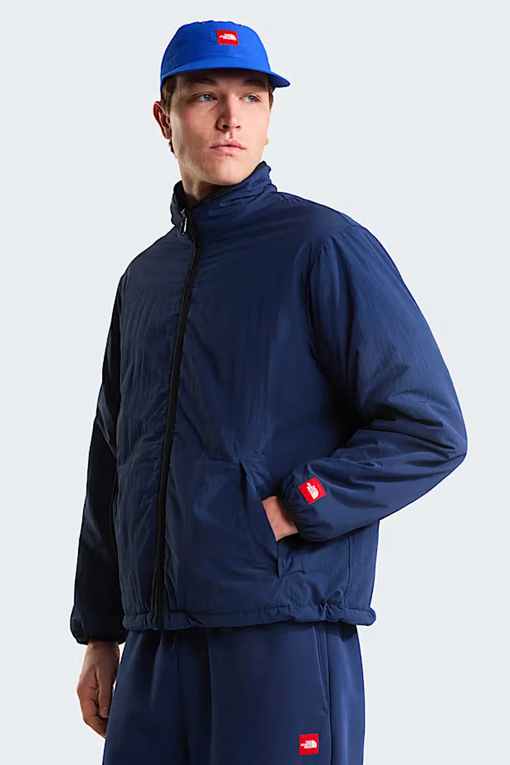 THE NORTH FACE - TNF RED BOX REVERSIBLE FLEECE JACKET