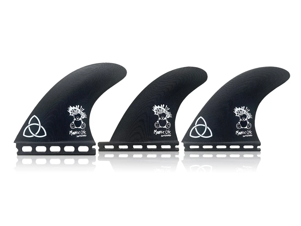 NVS Maurice Cole Reverse V Apex Tri/Quad Fin Set-Medium