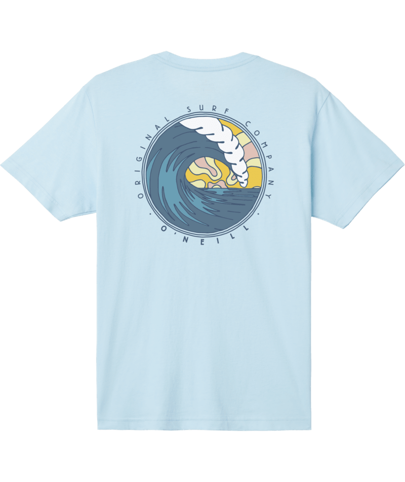O'Neill Fixation Tee-Sky Blue Heather