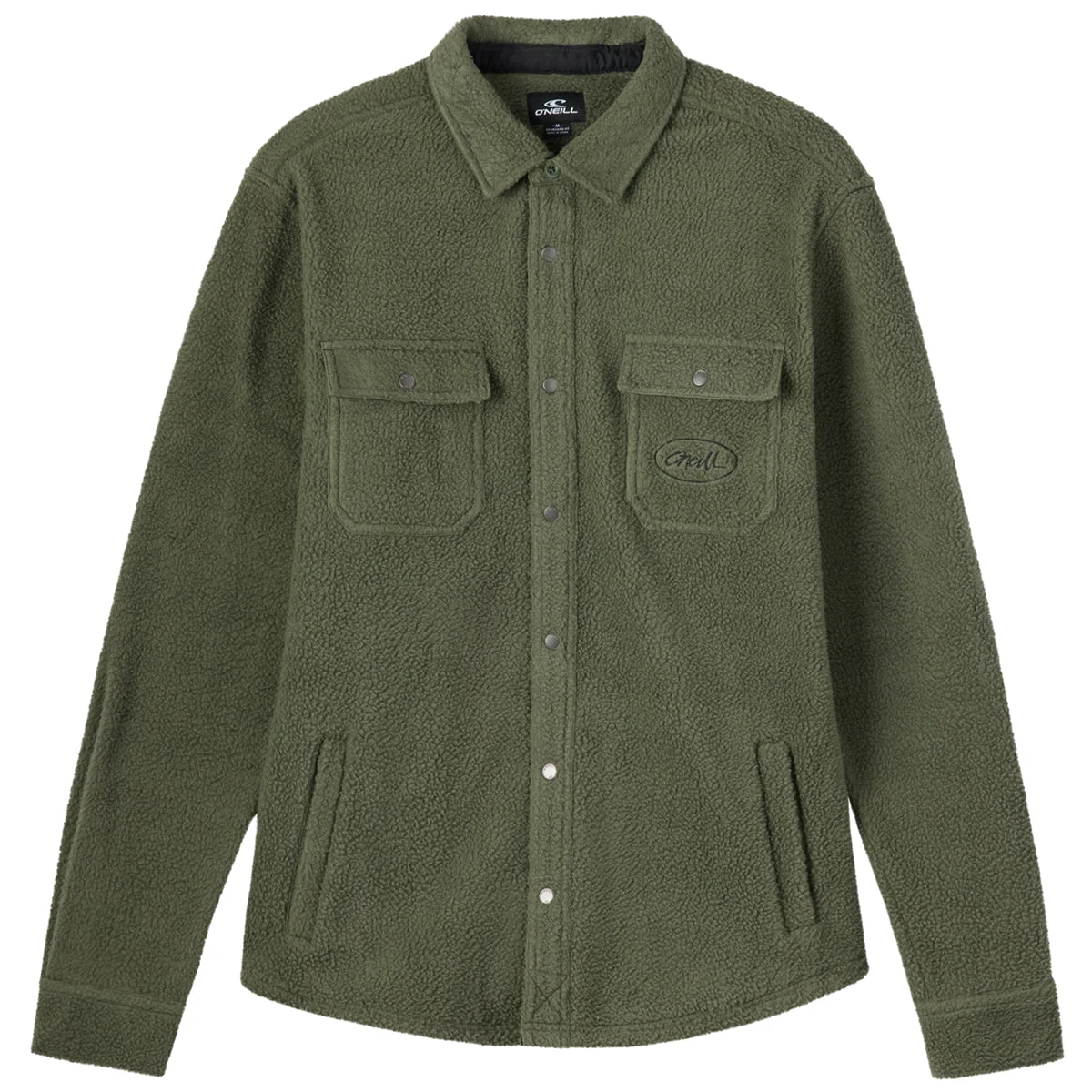 O'Neill Glacier High Pile Long Sleeve Button-Up Overshirt