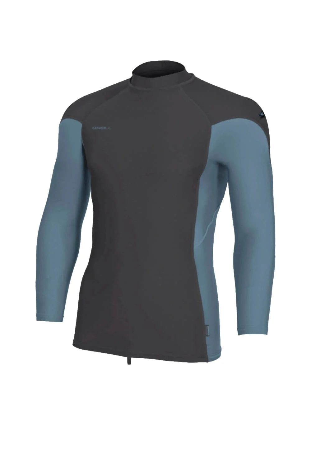 O´NEILL - HYPERFREAK SKINS RASH GUARD - LONG SLEEVE - TEMPERED STEEL/BLUE FUSION