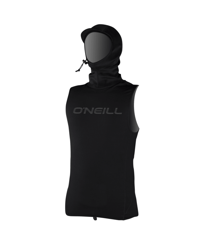 O'Neill Thermo-X Vest w/Neo Hood Top-Black