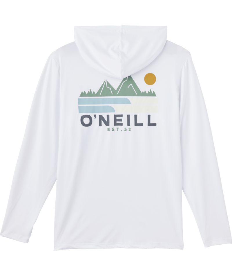 O'Neill Trvlr UPF Hooded L/S Tee-White 2
