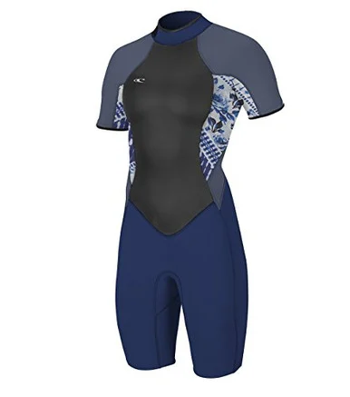 O'Neill Women's Bahia 2/1mm Back Zip Short Sleeve Spring Wetsuit