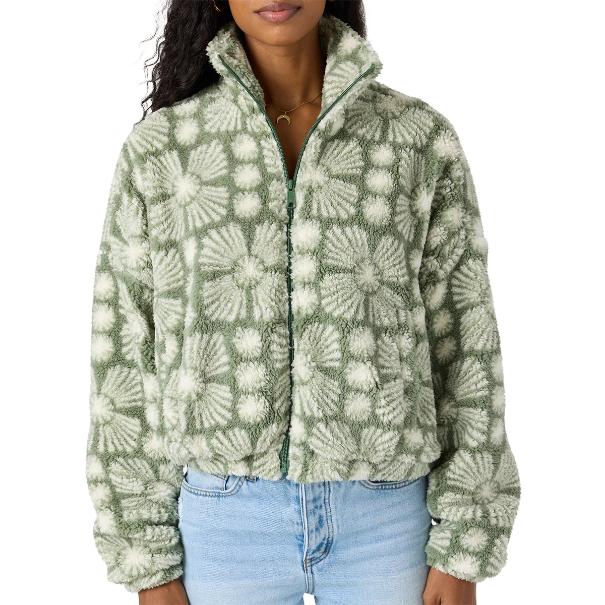 O'Neill Women's Cordin Printed Zip-Up Jacket