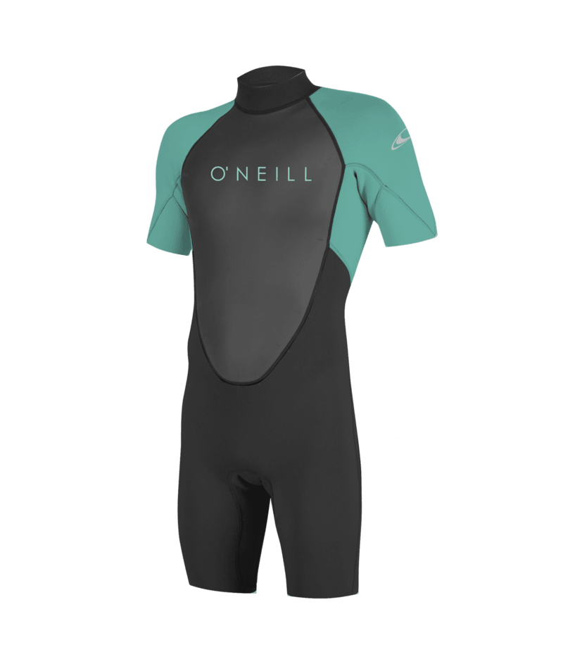 O'Neill Youth Reactor-2 2mm BZ S/S Springsuit-Blk/LtAqua