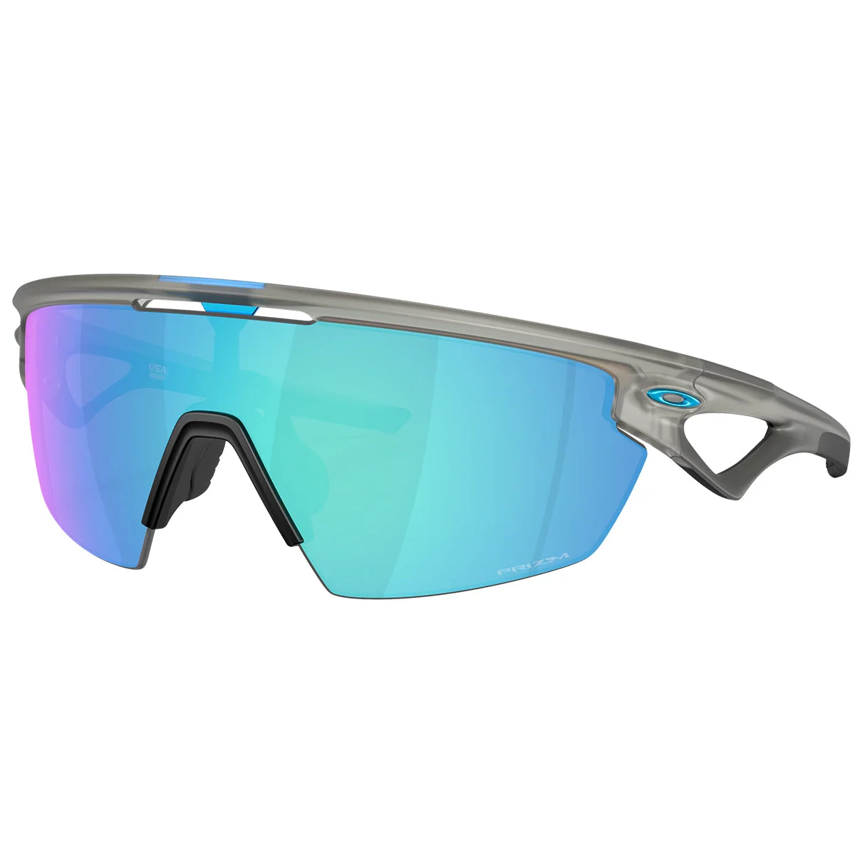 Oakley Sphaera Sunglasses - Matte Gray Ink/Prizm Sapphire