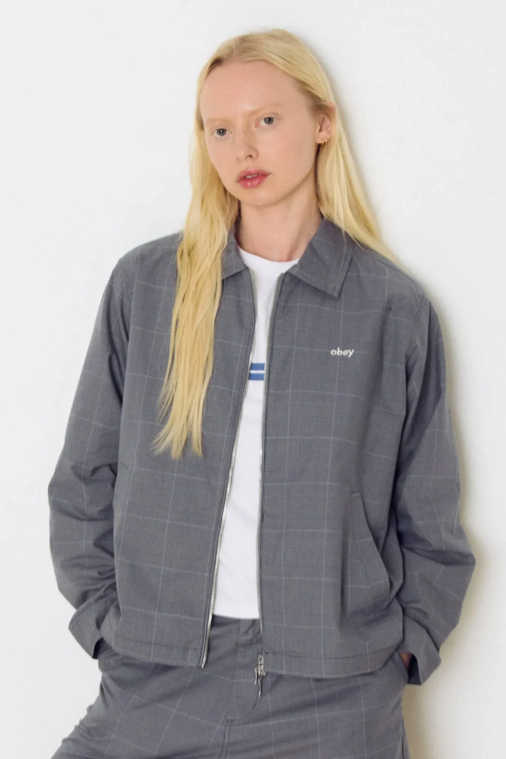 OBEY - OLIVIA PLAID JACKET