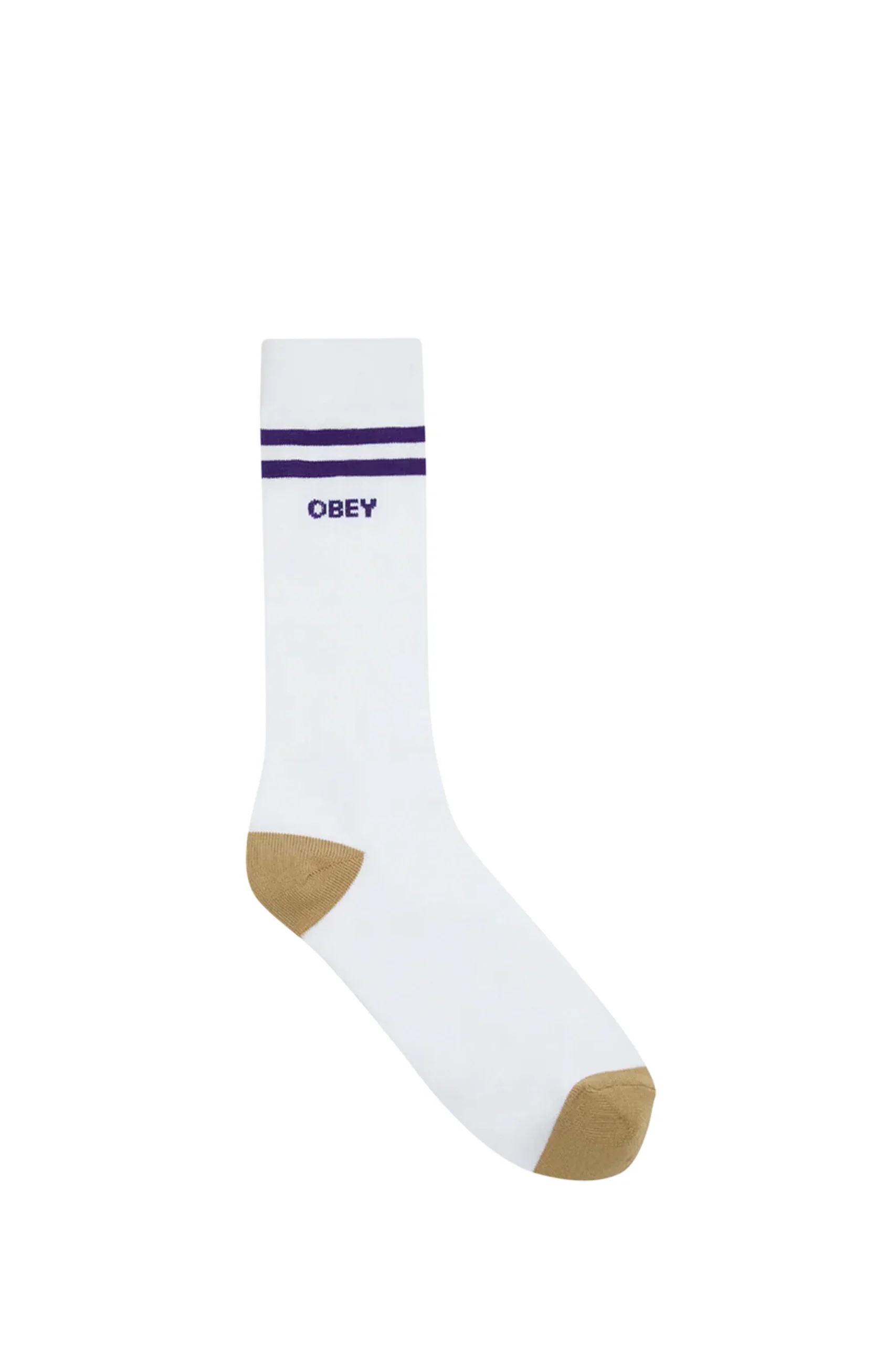 OBEY - SOCCER SOCKS - WHITE/SURF BLUE
