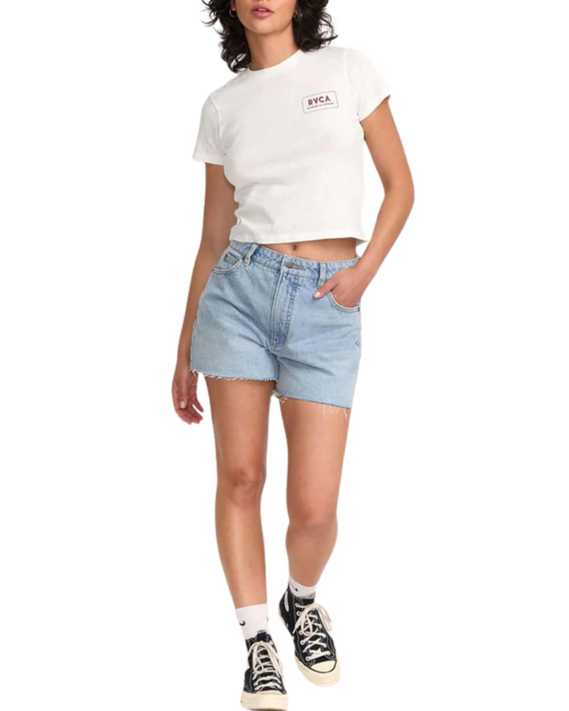 Pacific Denim Shorts - Bleached Indigo