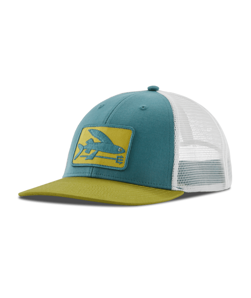 Patagonia Flying Fish LoPro Trucker Hat-Wetland Blue
