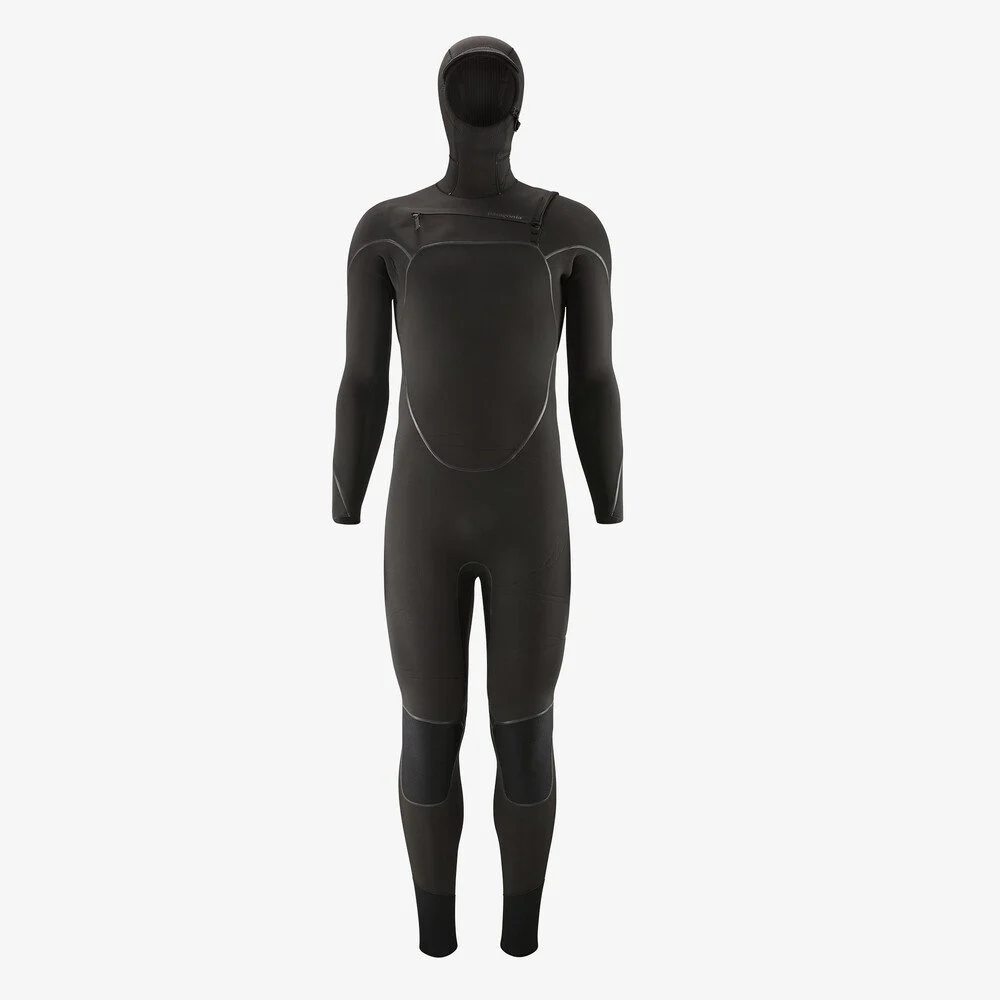 Patagonia M's R5 Yulex FZ Hooded Wetsuit-Black