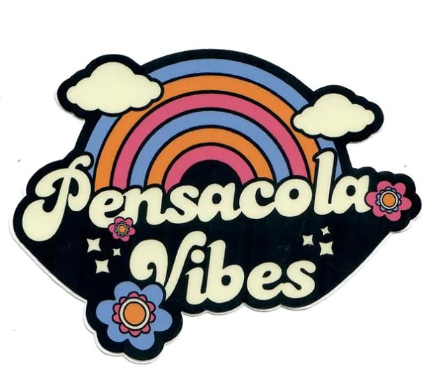 Pensacola Vibes Groovy Sticker