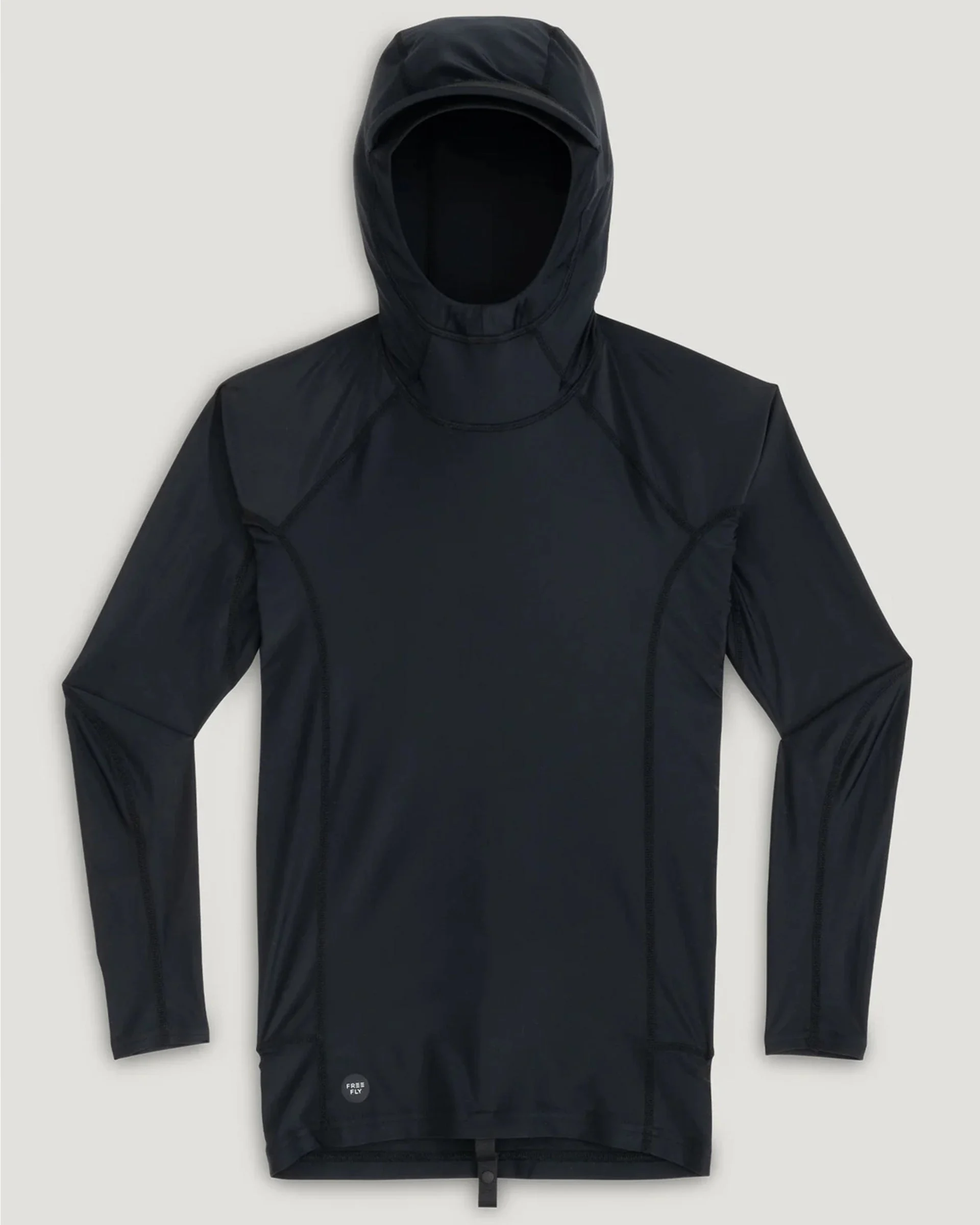 Pinnacle Hooded Rash Guard - Black