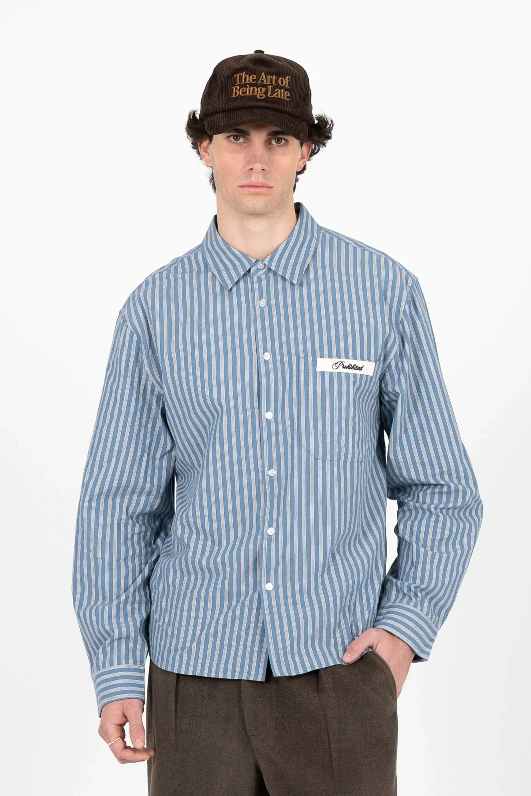 PROHIBITED - DRIFT DRESS SHIRT - BLUE