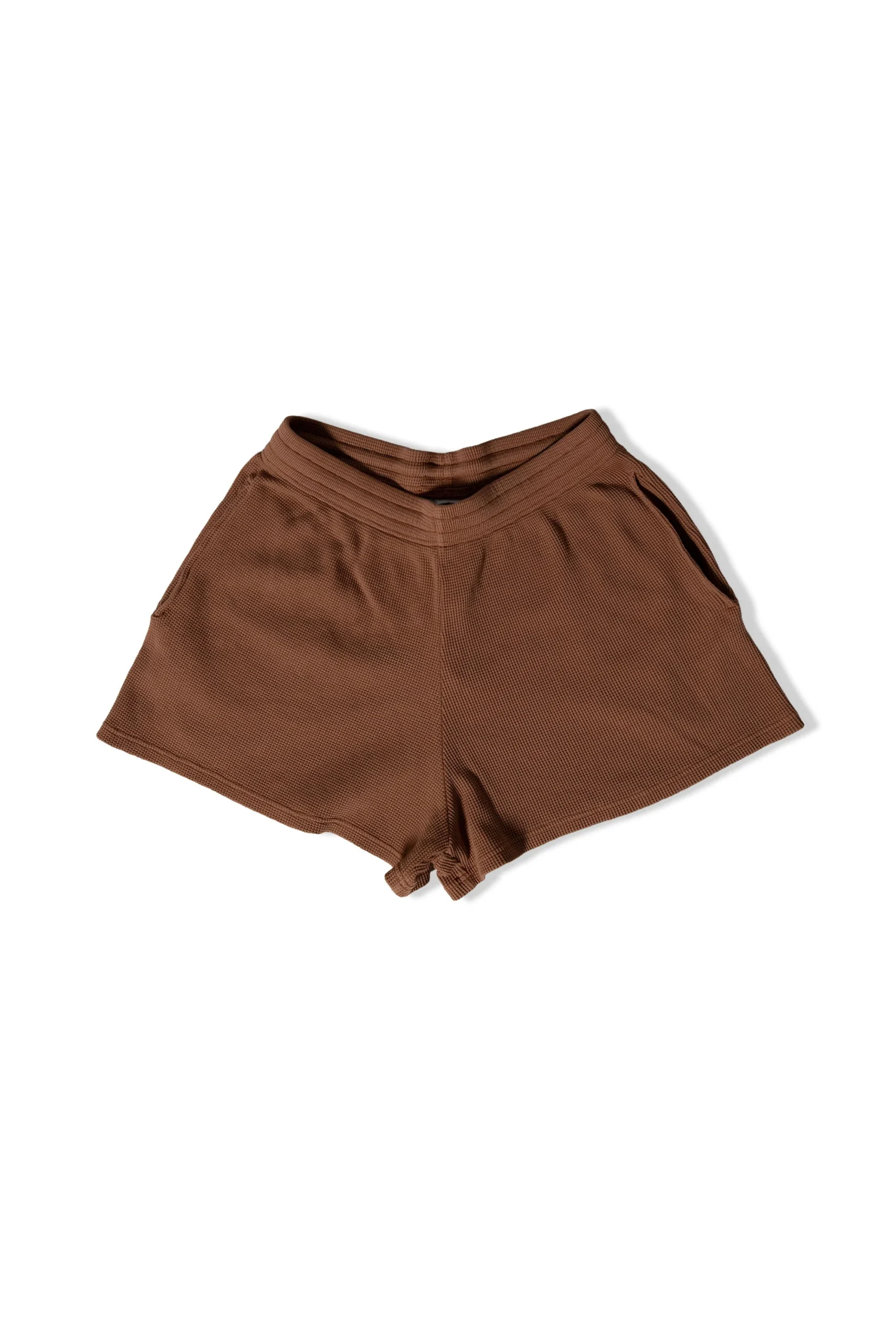 PUKAS SURF SHOP - WAFFLE SHORT - COCOA