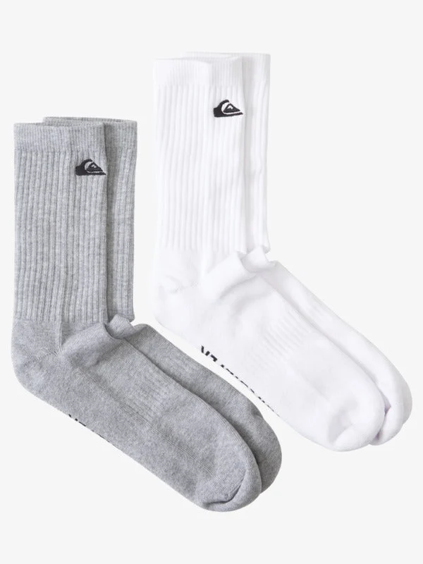 Quiksilver 2Pk Crew A Socks-White