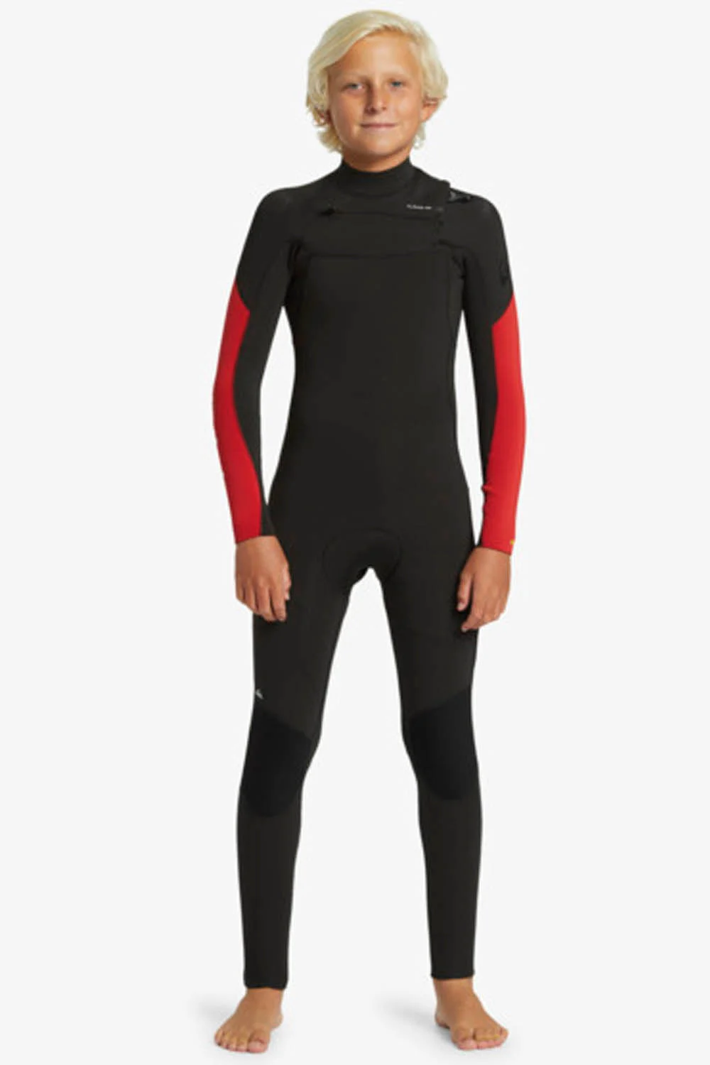 QUIKSILVER - EVERYDAY SESSIONS - 3/2MM - FRONT ZIP - HIGH RISK RED - BOY