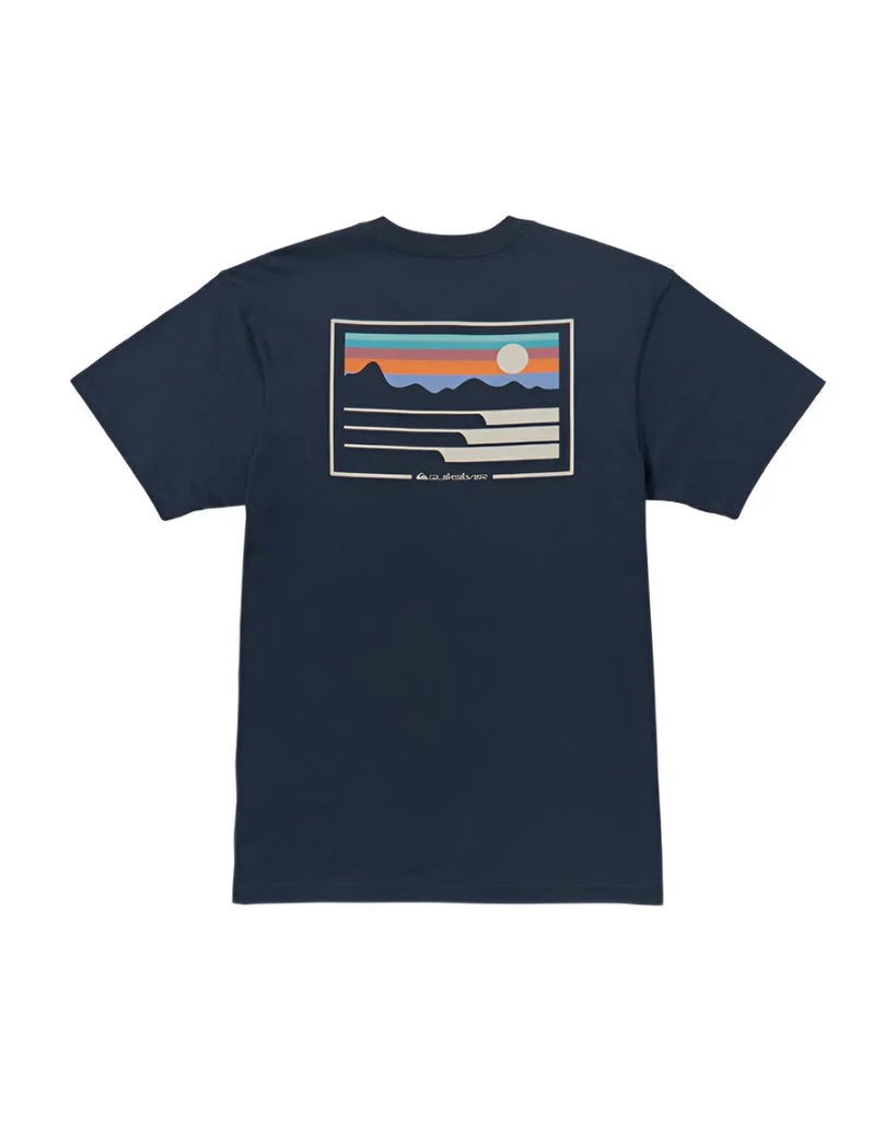 Quiksilver Land And Sea Tee-Dark Navy