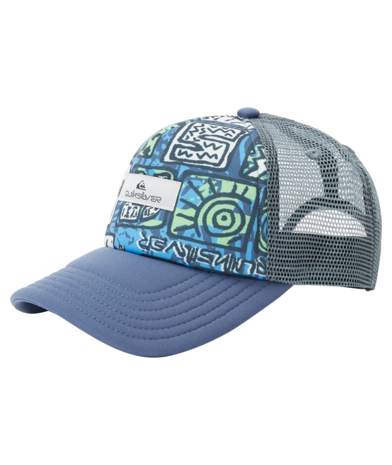 Quiksilver Magpie Coop Boy Hat-River Blue