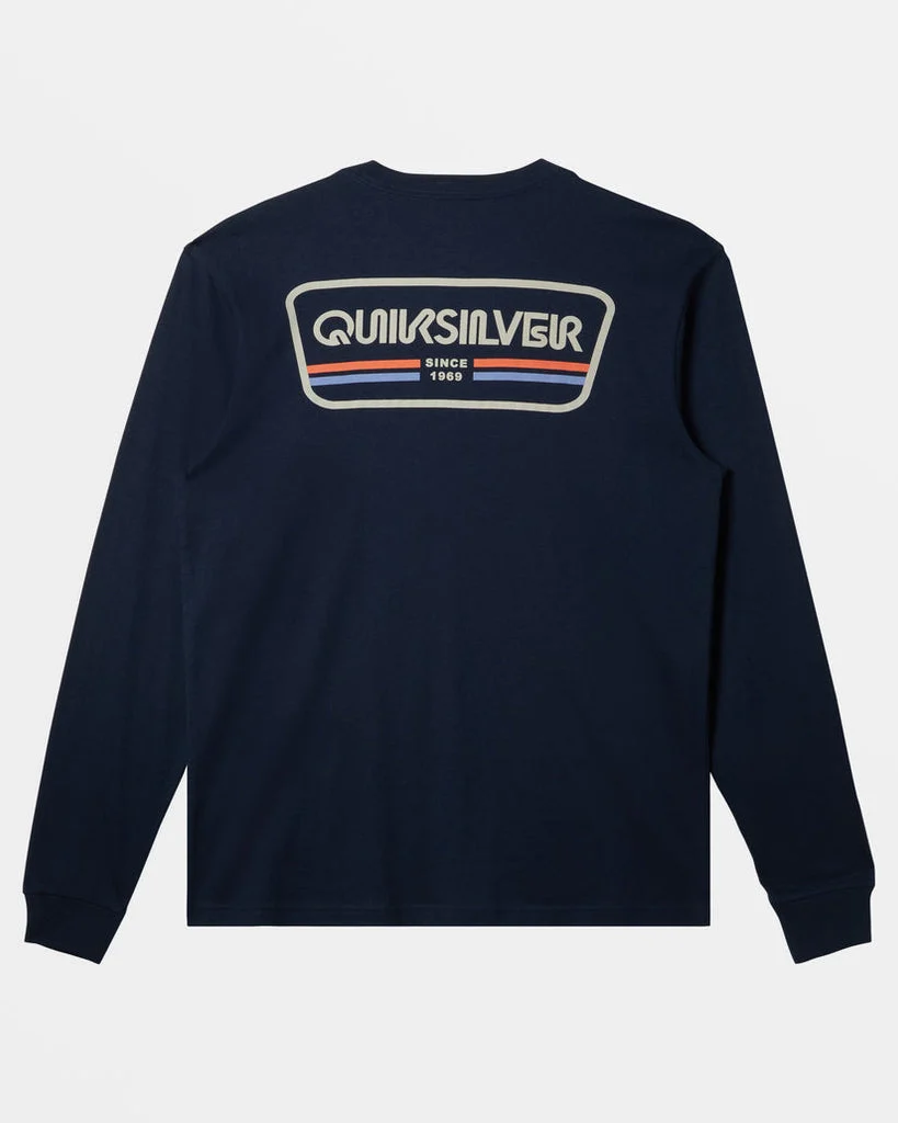 Quiksilver Range Life L/S Tee-Navy